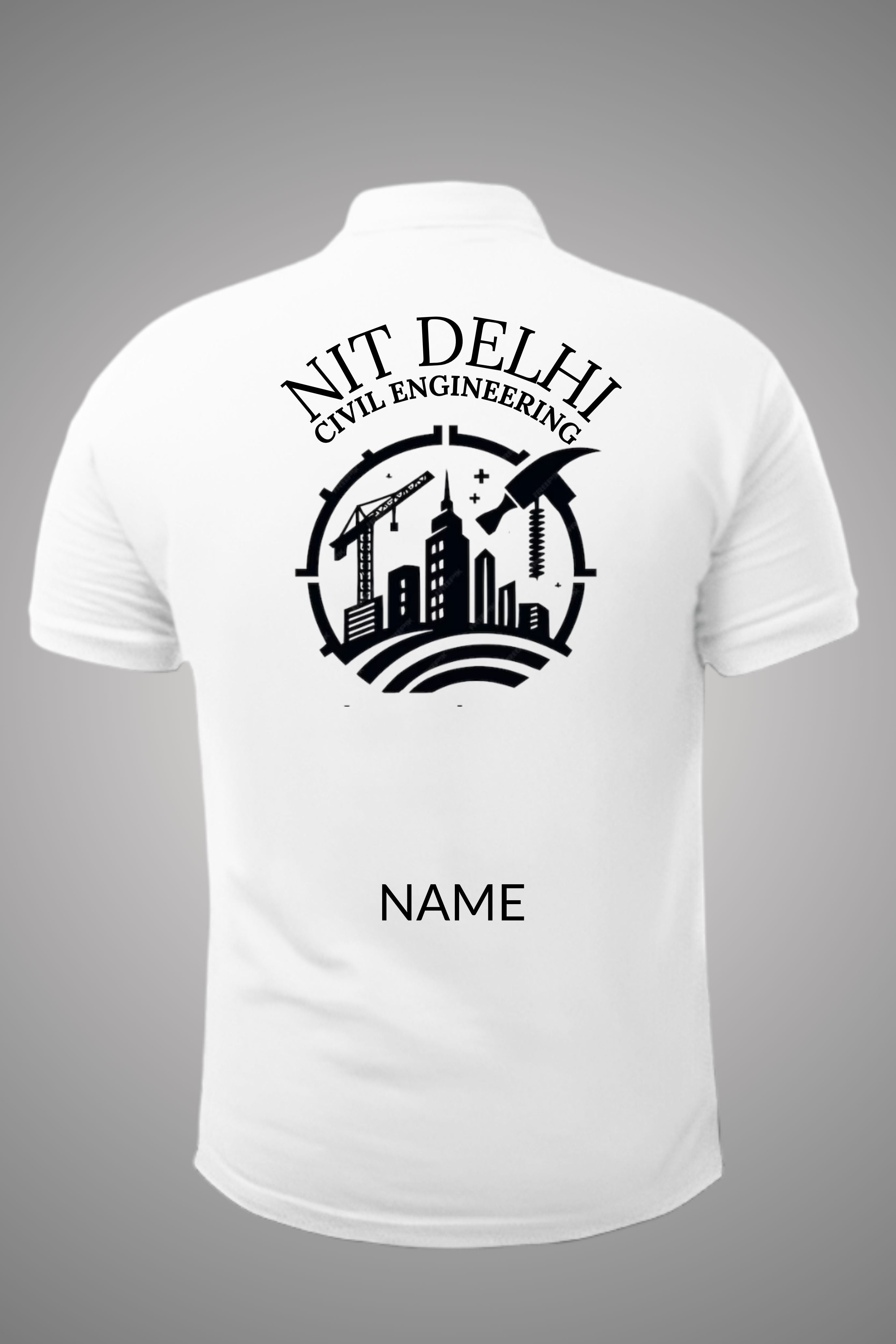 NIT Delhi Polo T-Shirt ( Civil Engineering )