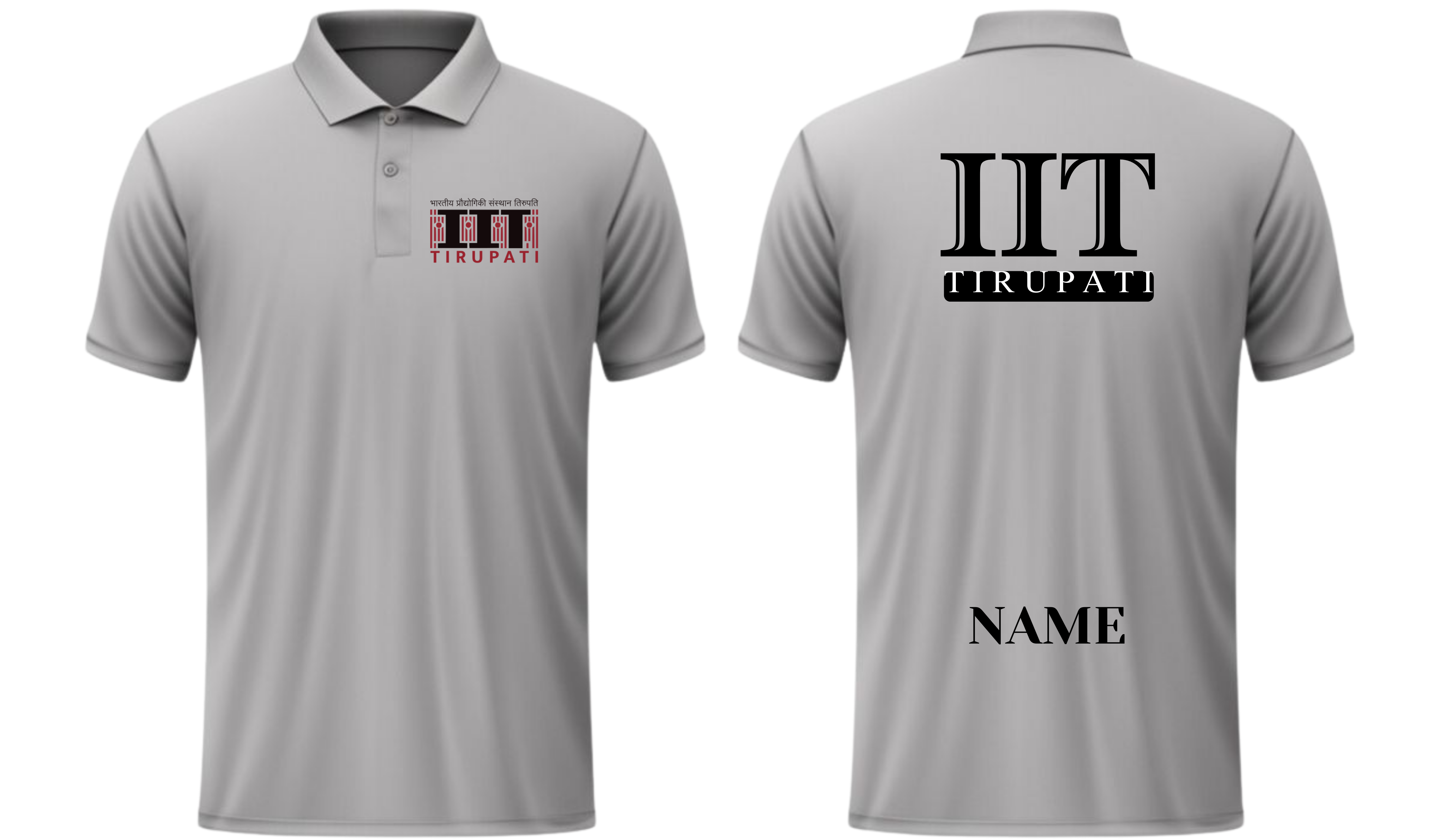 IIT TIRUPATI POLO T-SHIRT ITC Century handtooled Design ( Ak design )