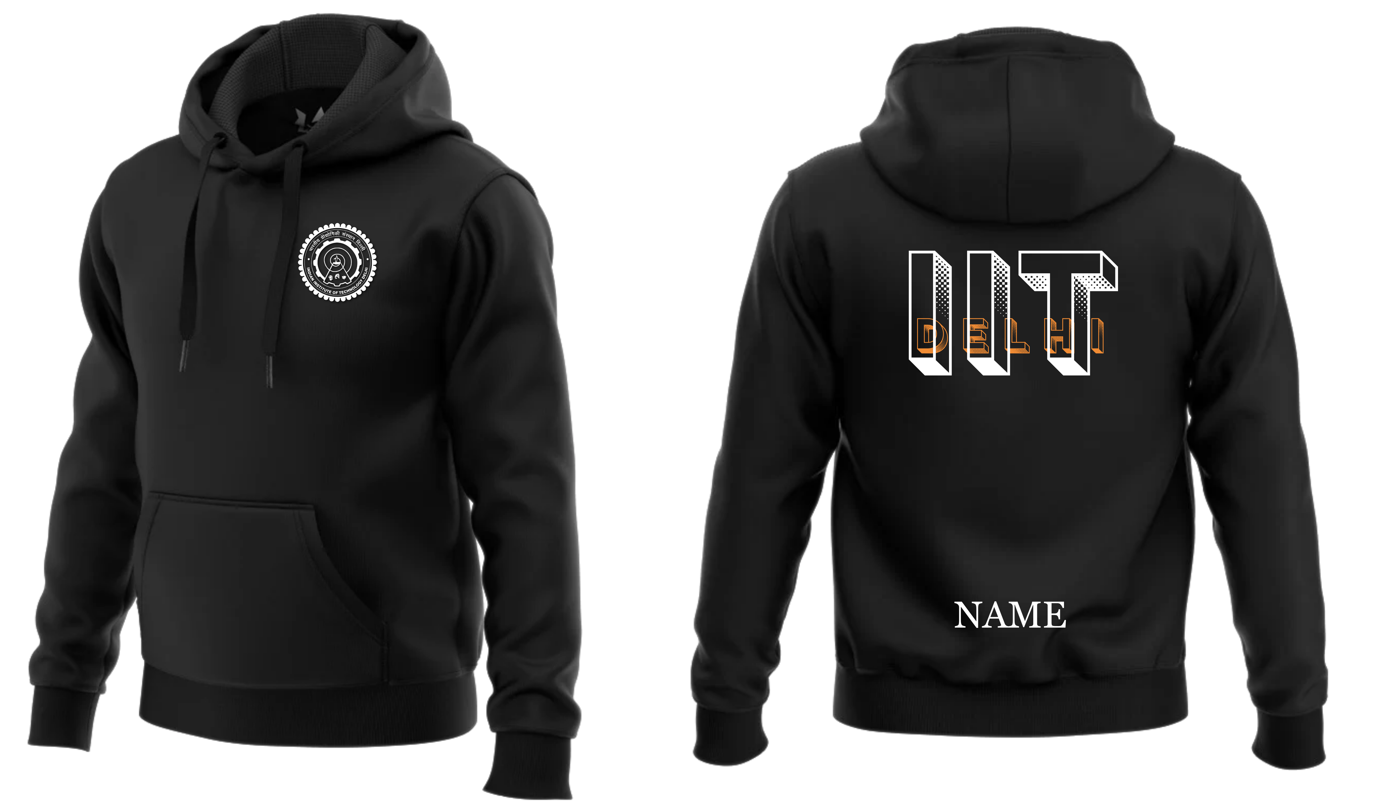 IIT DELHI Hoodies Classic Design 4 ( Ak Design )