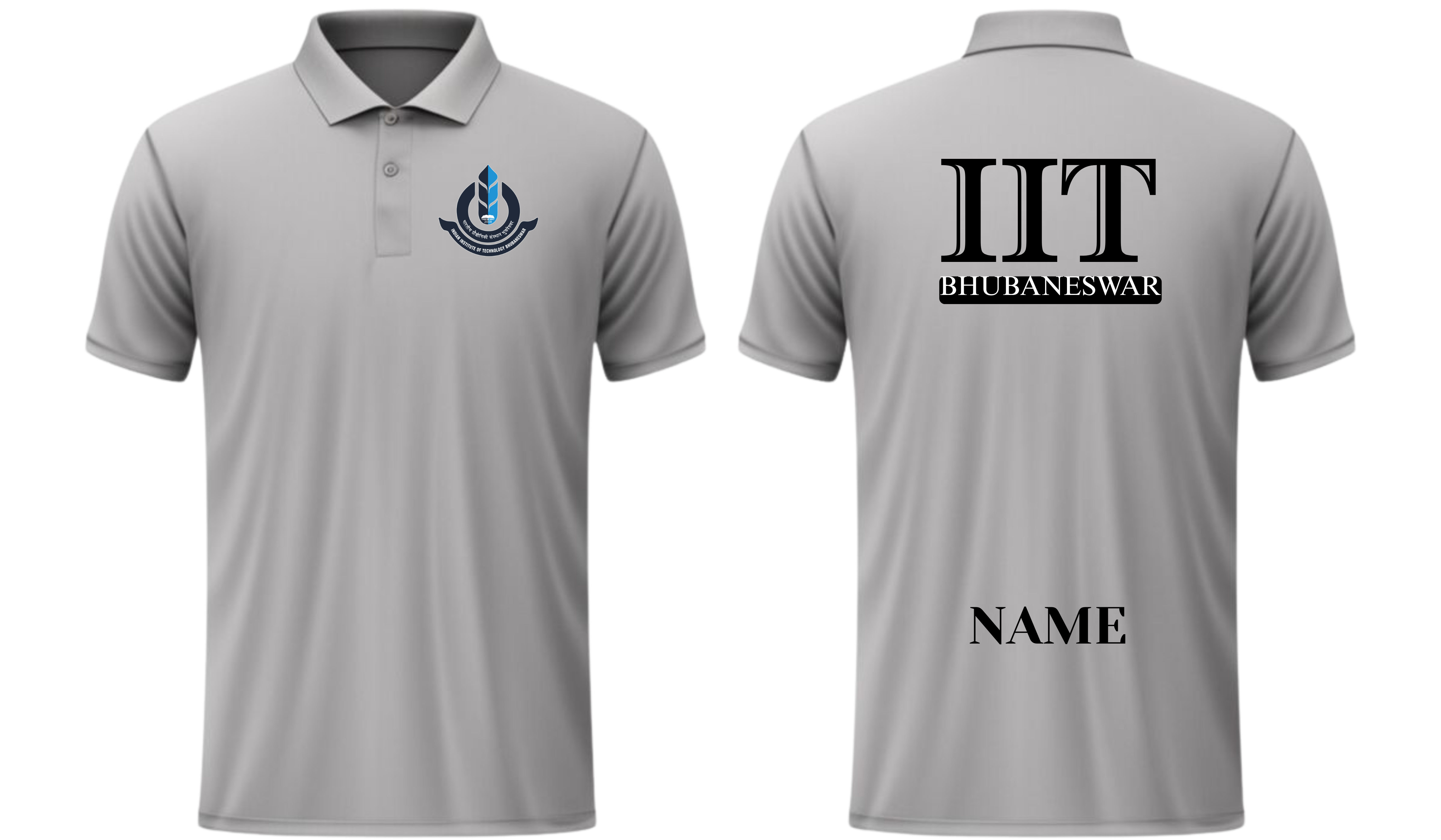 IIT Bhubaneswar POLO T-SHIRT ITC Century Handtooled Design ( Ak design )