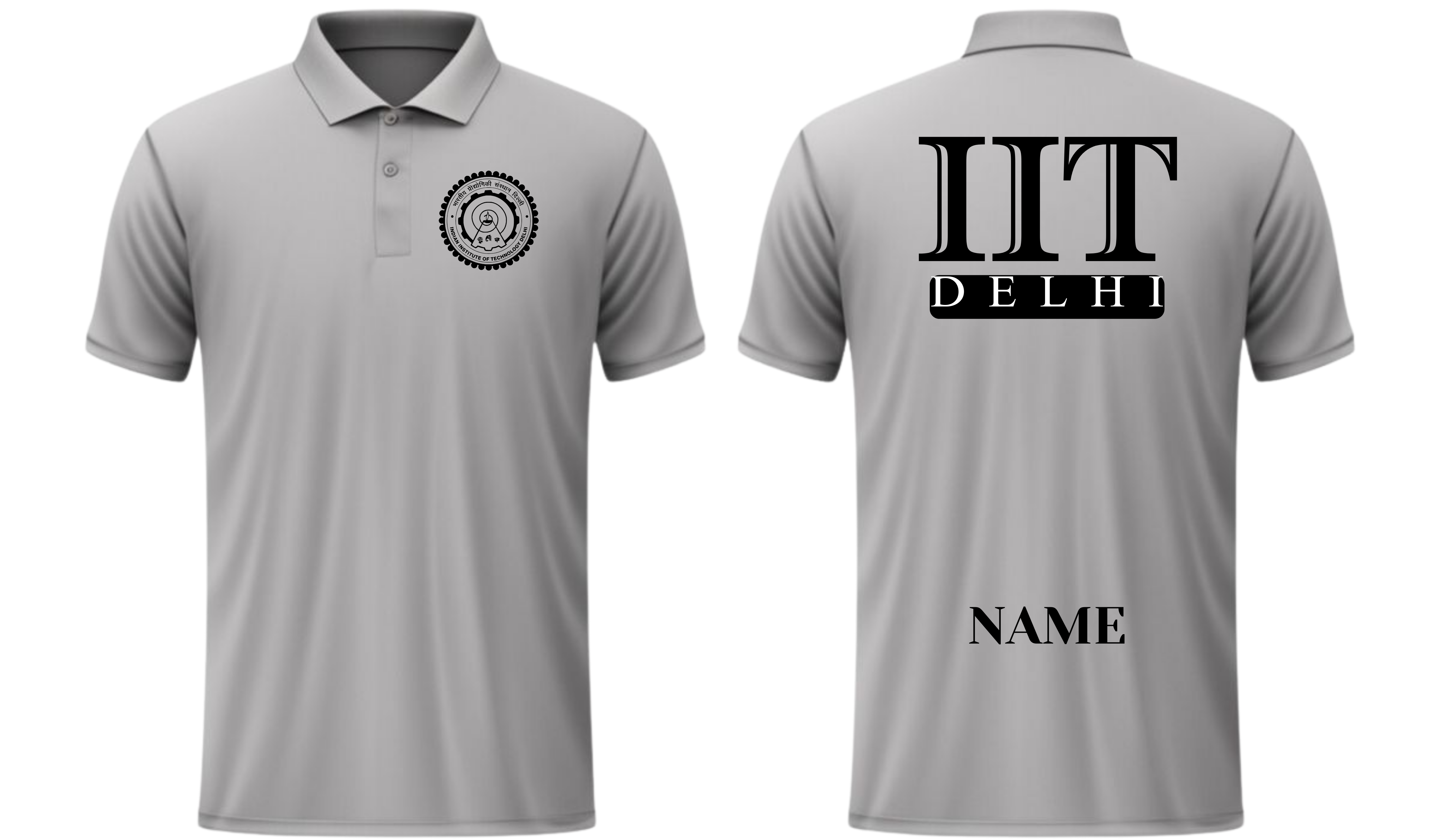 IIT DELHI POLO T-SHIRT ITC Century Handtooled design