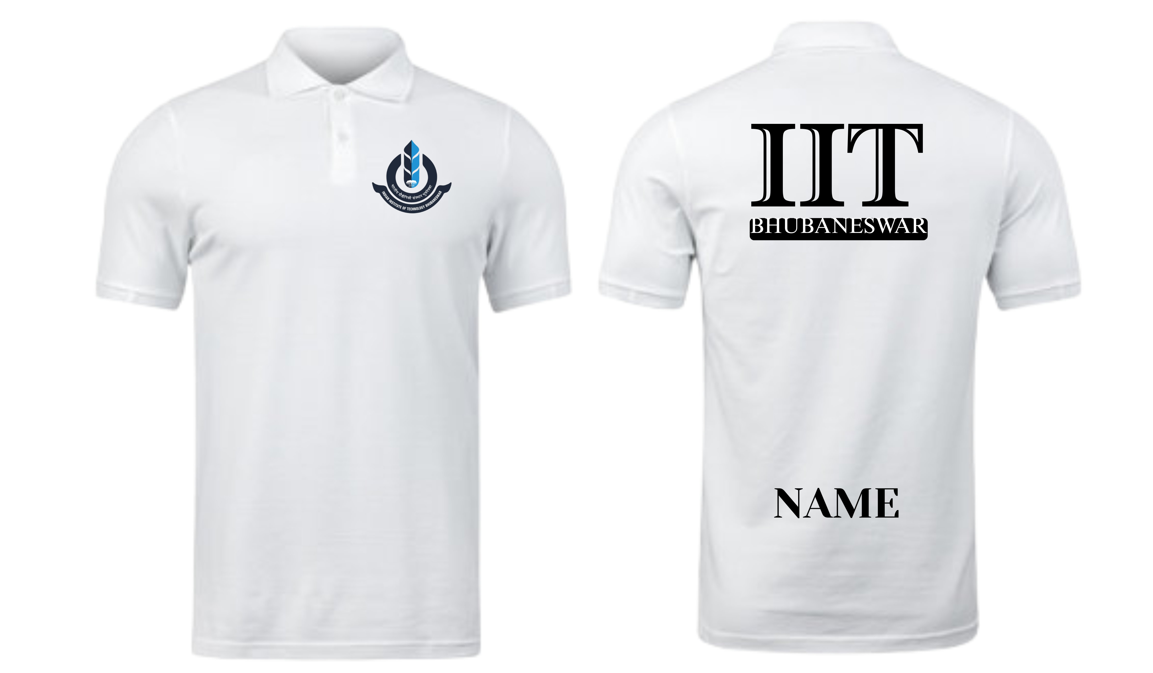 IIT Bhubaneswar POLO T-SHIRT ITC Century Handtooled Design ( Ak design )