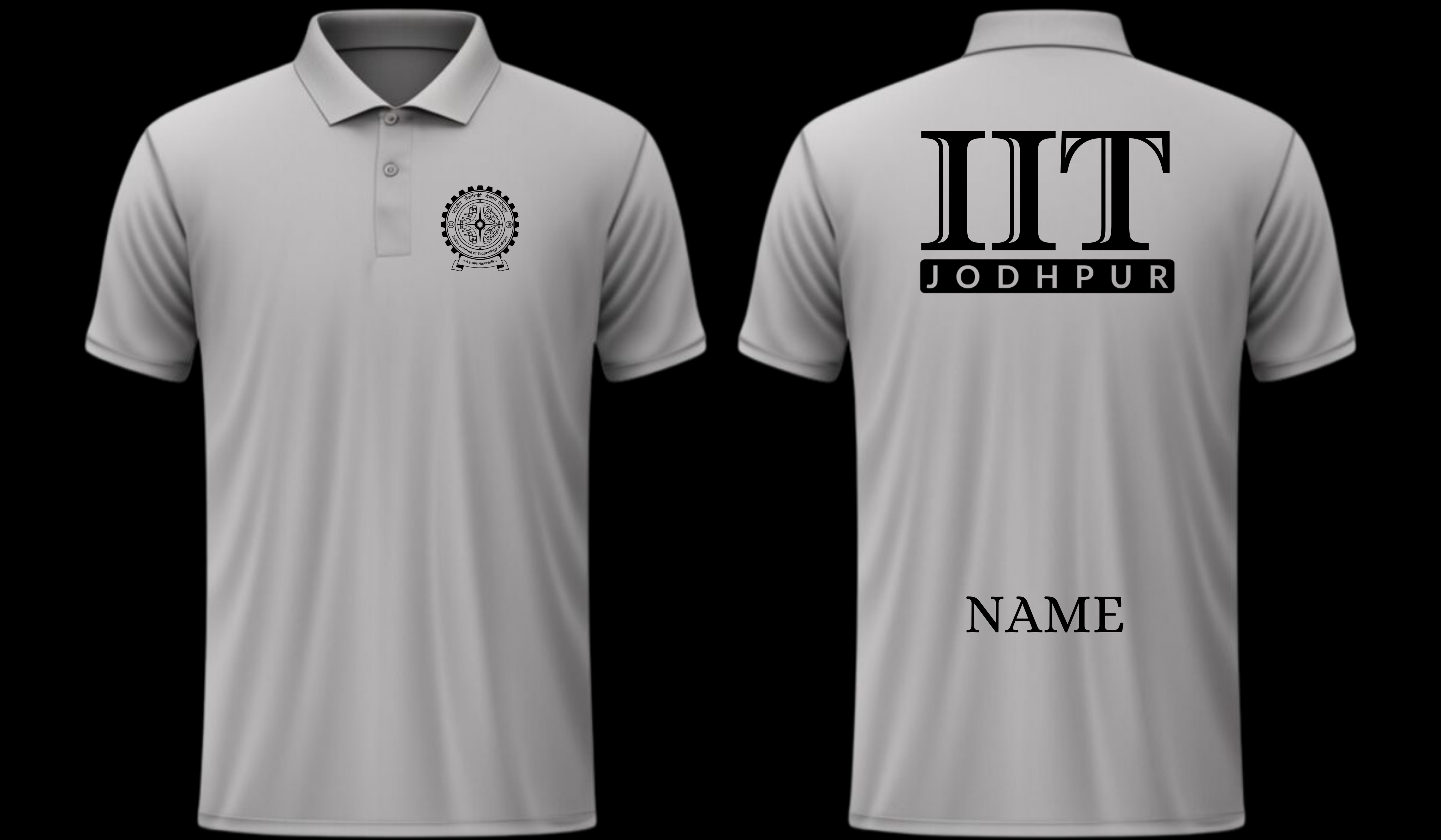 IIT JODHPUR POLO T-SHIRT ITC Century Handtooled Design