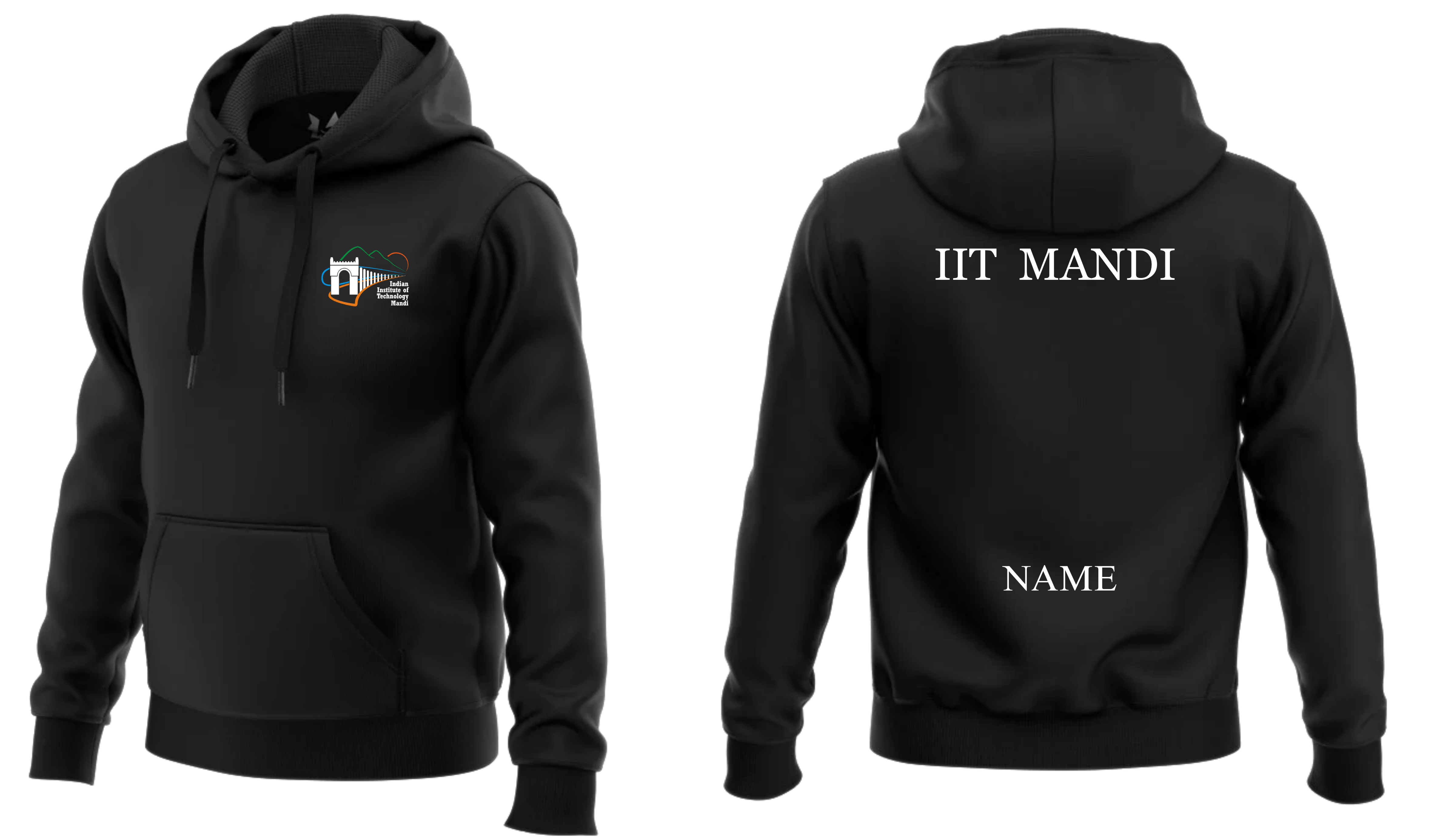 IIT MANDI Hoodies Classic Design  ( Ak Design )