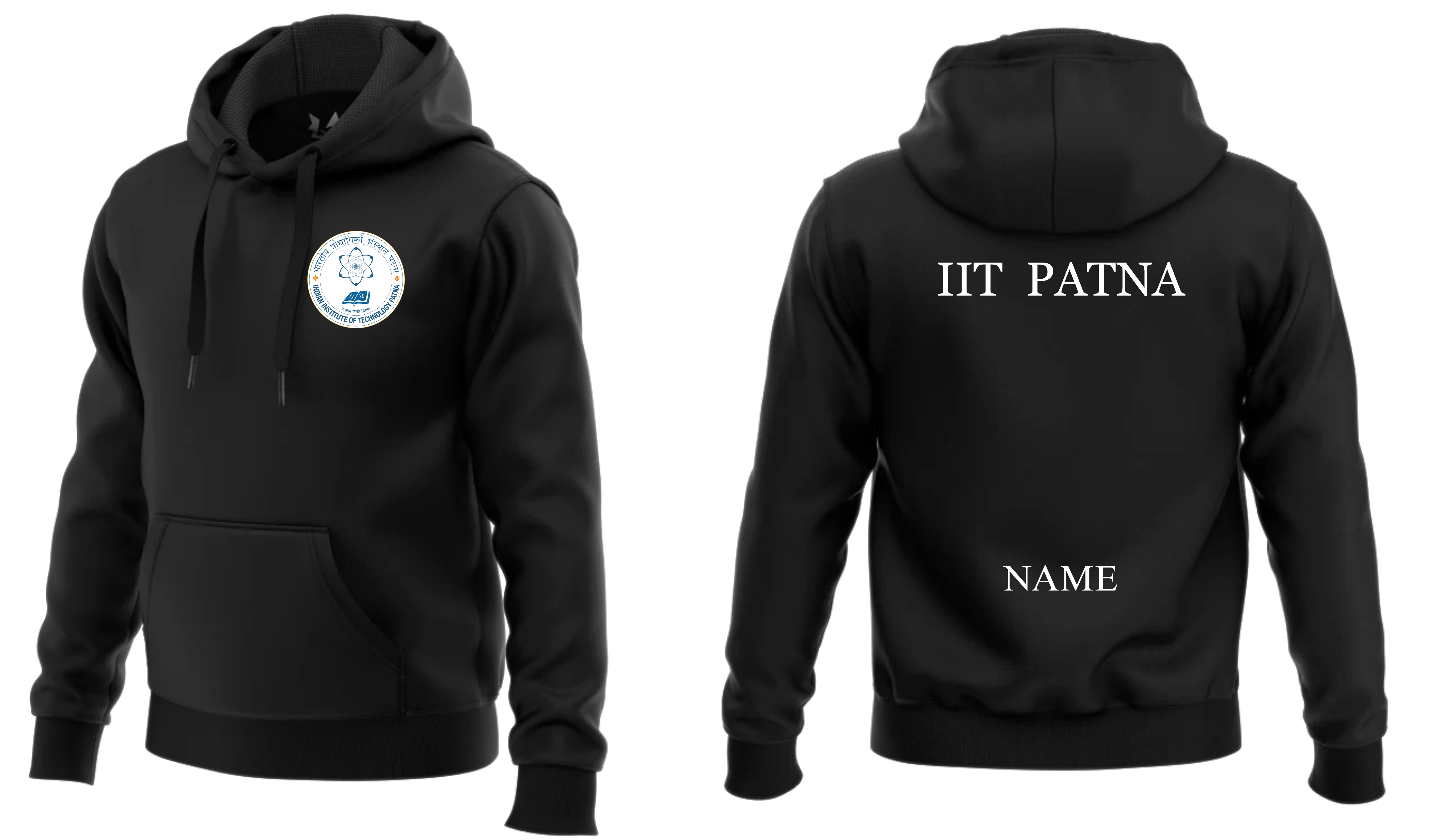 IIT PATNA Hoodies Classic Design  ( Ak Design )