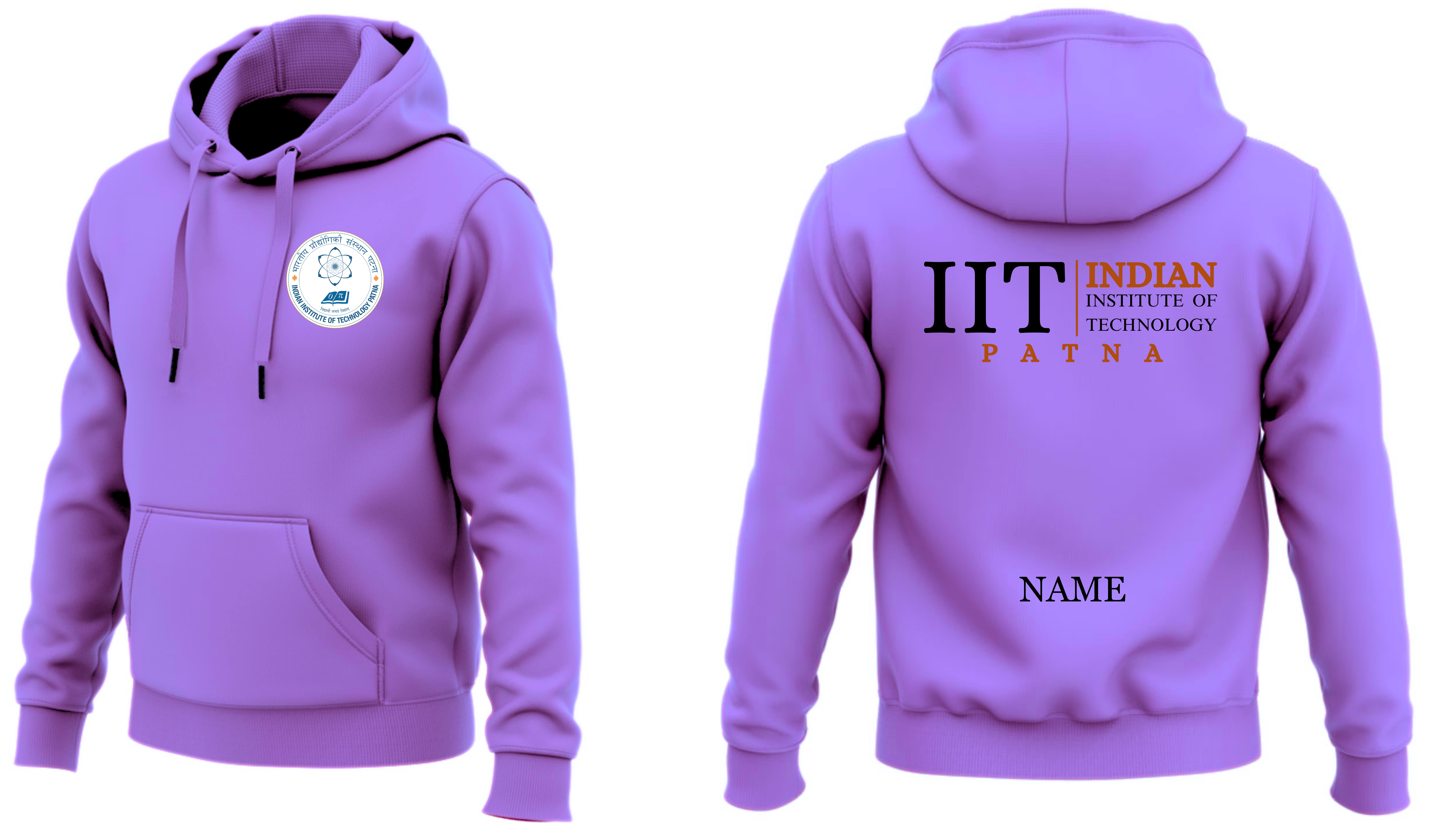 IIT PATNA Hoodies Classic Design 2 ( Ak Design )