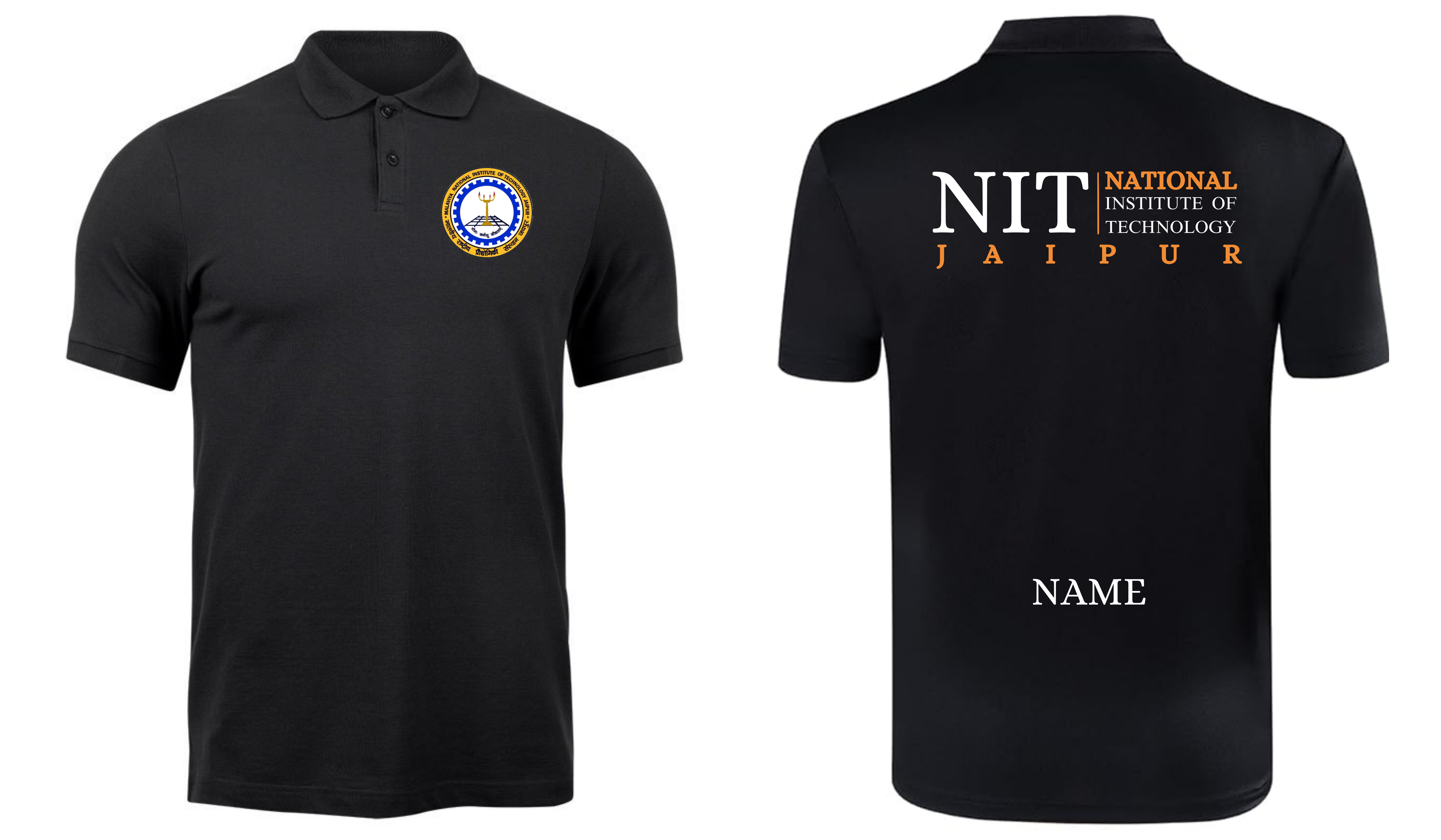 MNIT Jaipur POLO T-SHIRT Classic Design 2 (CAMPUSCART DESIGN )