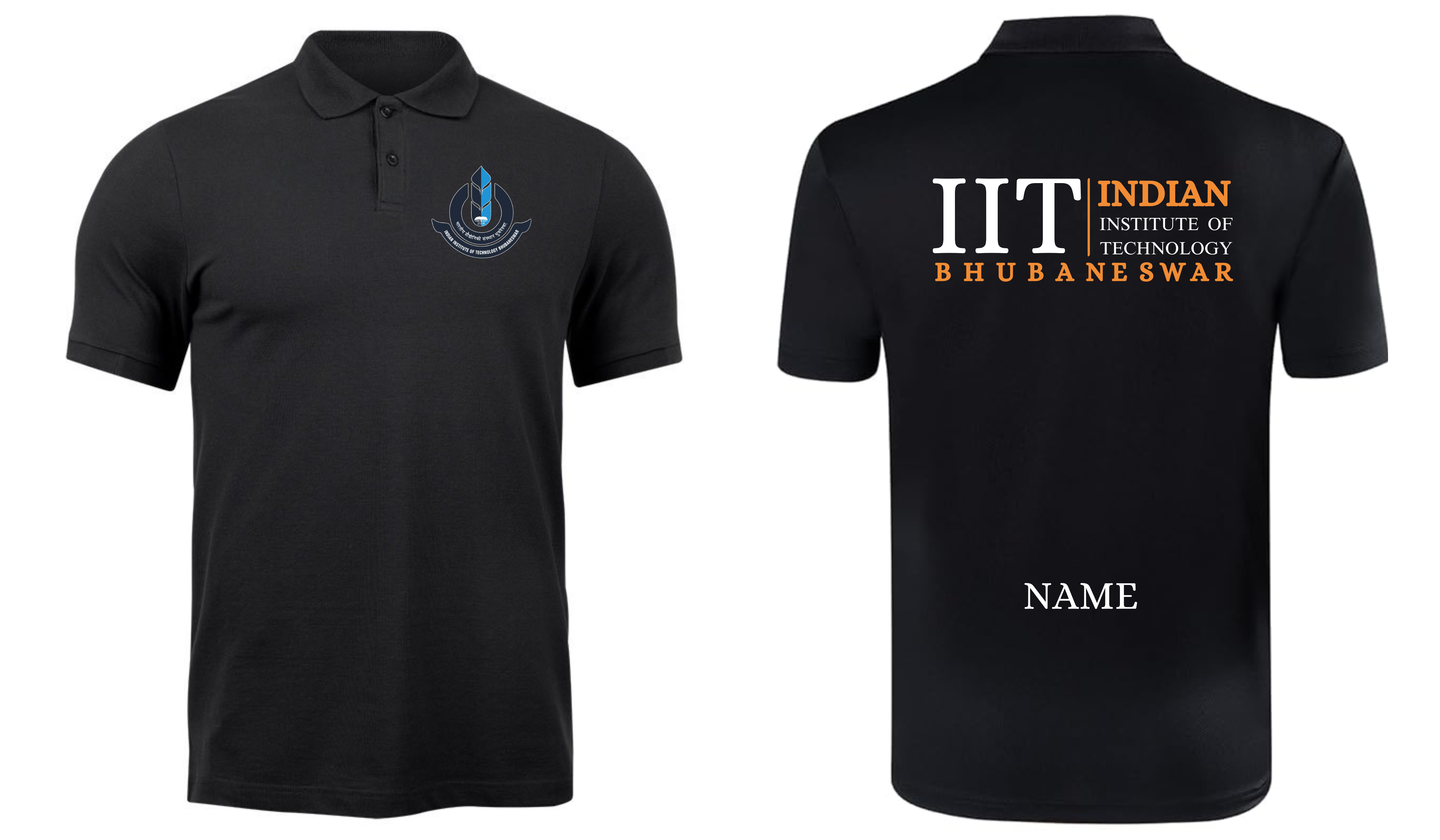 IIT Bhubaneswar POLO T-SHIRT Classic Design 2 ( Ak design )