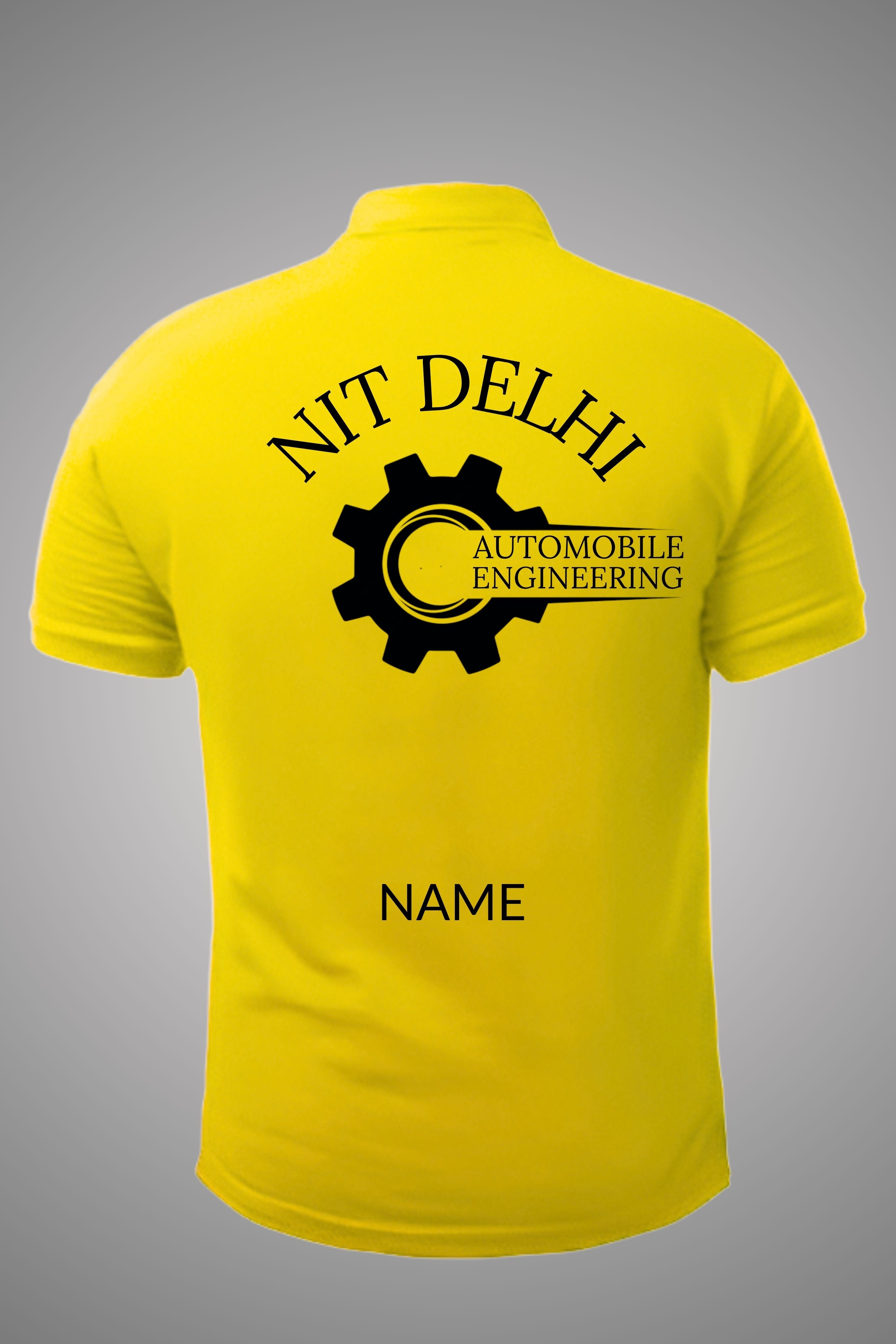 NIT Delhi Polo T-Shirt ( Automobile Engineering  )