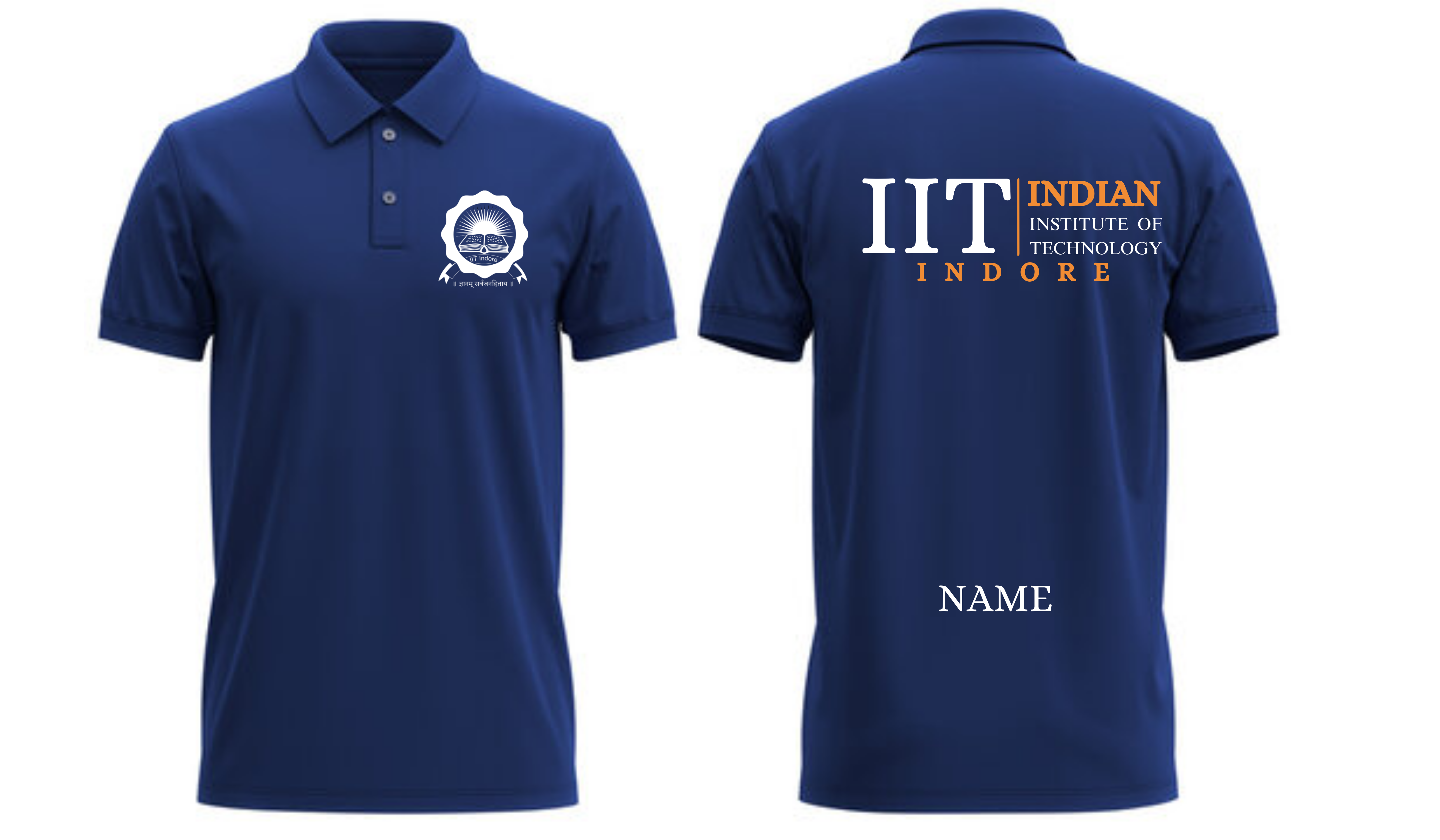 IIT INDORE POLO T-SHIRT Classic Design 2 ( Ak design )