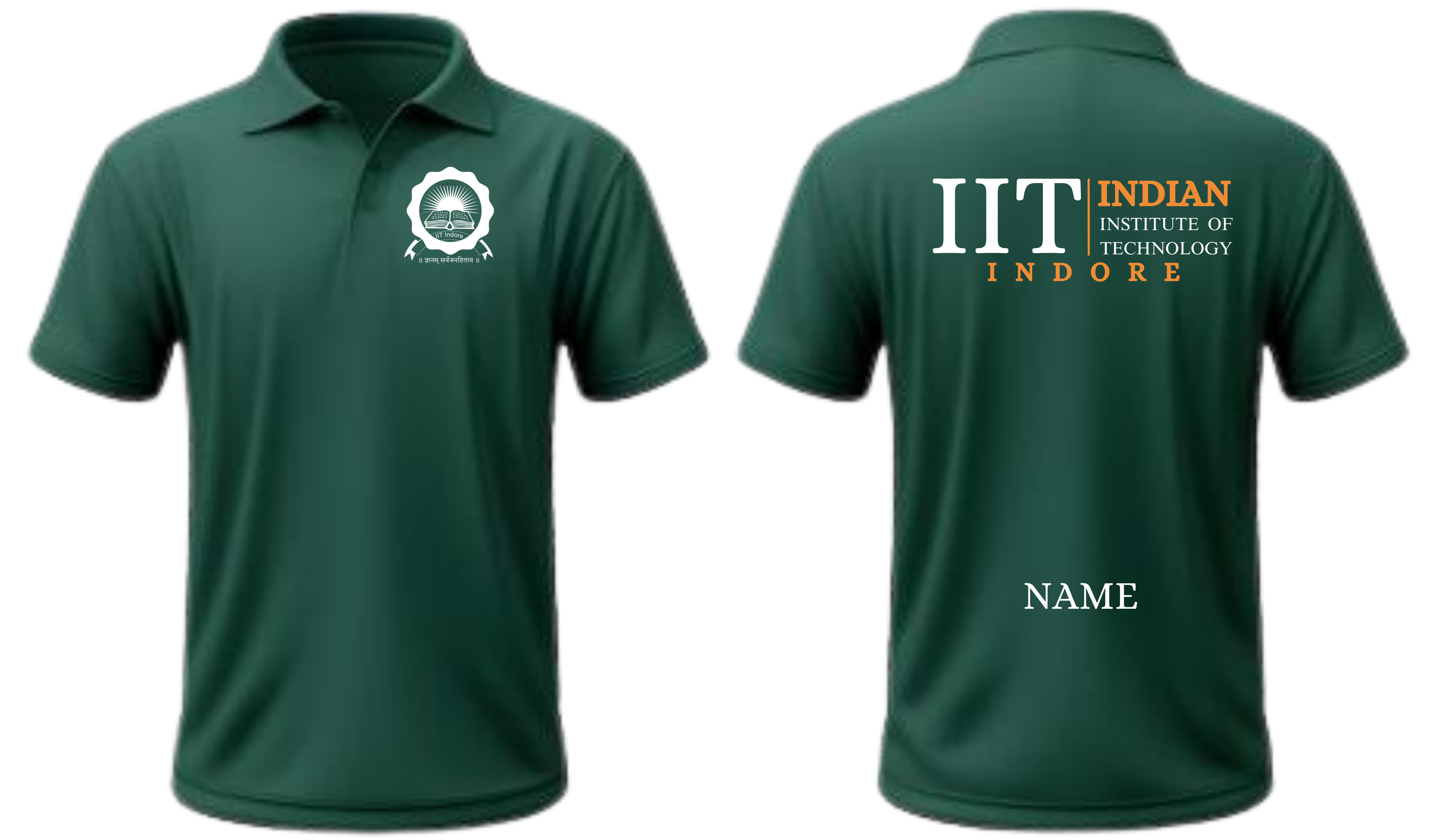 IIT INDORE POLO T-SHIRT Classic Design 2 ( Ak design )